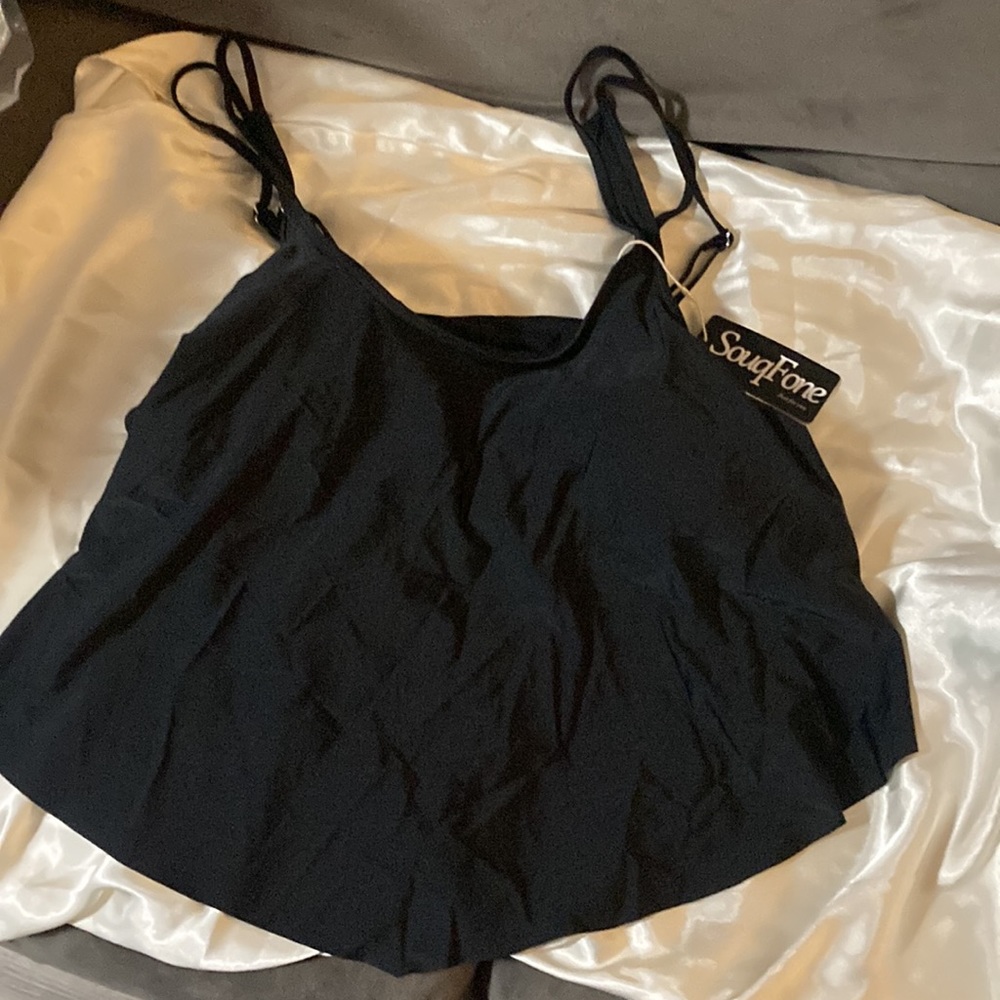 SouqFone Ruffled Flounce Top with High Waisted Bottom Bikini Set Size: XXL * - Picture 10 of 15